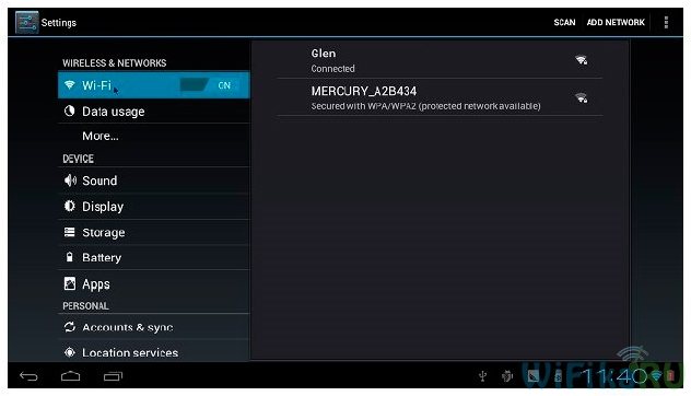 Подключение android tv box к интернету по wifi