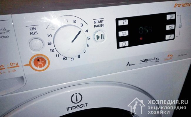 F13–F15 – коды неисправностей в машинках Indesit, указывают на проблемы с функцией сушки